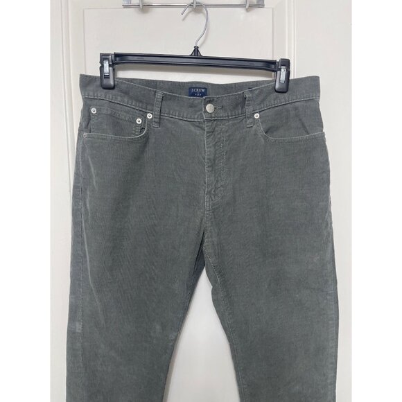 J.Crew Factory Men's Slim Fit Flex Corduroy Pants W34 L32 Gray - Picture 3 of 10